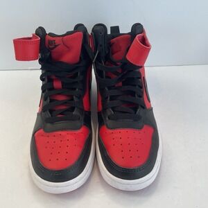 Size 1 (PS) - Nike Court Borough 2 Mid Bred Size 5 y, women' 7. 1/2" In Good Con